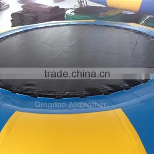 Factory Custom Water Paly Equipment Inflatable Air Bouncer Water Trampoline Jumping Bed thumbnail-3