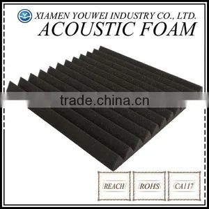 Black Interior Wedge Decorative Eco Friendly Soundproofing Foam For Cinema thumbnail-1