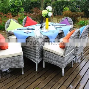 Audu Modern Waterproof Sydney Patio Dining Set,Wicker Dining Set thumbnail-2