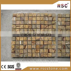 Golden Select Mosaic Wall Tile,cheap Marble Mosaic Tile thumbnail-1