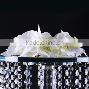 Shining Crystal Tall Wedding Decoration Flower Stand thumbnail-3