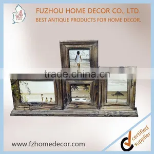 2017 Hot Selling Good Quality Decorative Antique Wooden Photo Frame With Multi Opening thumbnail-5