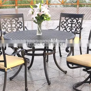 Sigma Cast Aluminum Patio Furniture Outdoor Dining Set 4 Seater Garden Furniture thumbnail-1