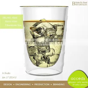 Interesting Christmas High Quality Handblown BPA Free Tea Cup thumbnail-1