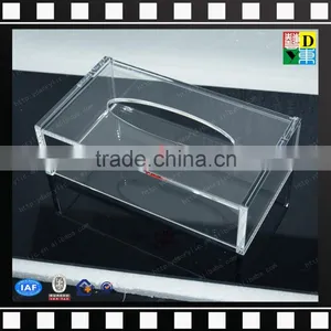 Custom Printing Acrylic Tissue Box Nice Quality PMMA Napkin Holder From Shenzhen Yidong thumbnail-6