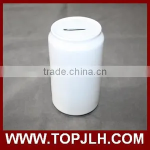 Sublimation White Ceramic Money Boxes Custom Logo Money Bank thumbnail-3