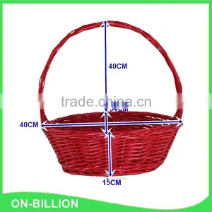 Hand Woven Wicker Material Christmas Fruit Baskets thumbnail-4