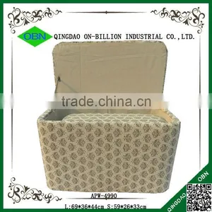 Large Wooden Storage Bench thumbnail-1