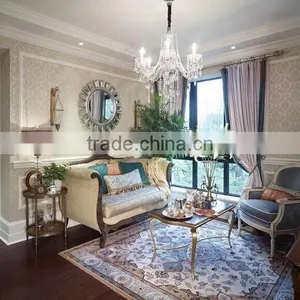 High End Hotel Rectangle Wall Mirror, Iron Decorative Mirror thumbnail-2