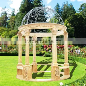 Beautiful Simple Stone Gazebo With High Quality GAB-008 thumbnail-1