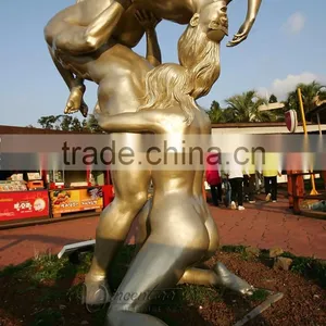 Art Deco Riproduzioni Resin Craft Life Size Erotic Sculpture thumbnail-3