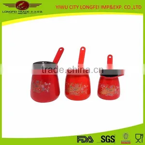 Red Color Enamel Coffee Warmer /coffee Pot thumbnail-3