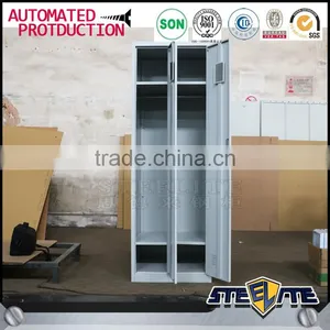Knock Down 2 Door Mini Metal Locker /decorative Storage Locker Cabinet thumbnail-3
