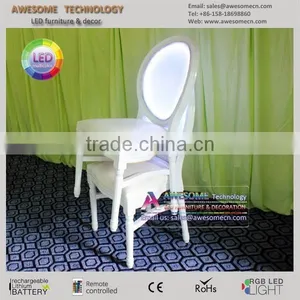 Dubai Wood Led Furniture for White Wedding (CH004) thumbnail-4