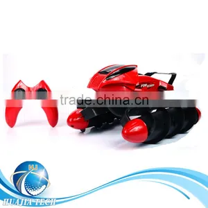 2.4G Electric Amphibious RC Tank Stunt Car Snow Water thumbnail-5