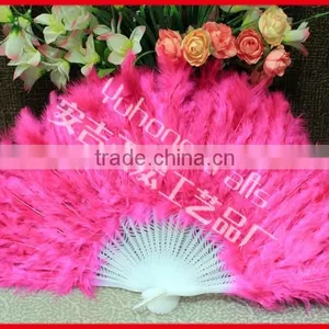 Turkey Feather Fan for Wedding thumbnail-6