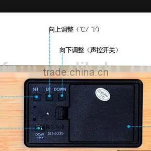 Creative LED Wood Clock;led Digital Clock;wood Carving Clock thumbnail-2