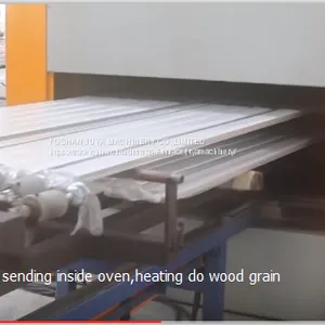 Wood Grain Transfer Printing Machine for Steel Plant thumbnail-5