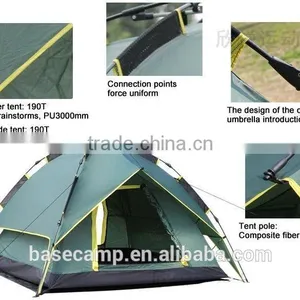 Outdoor Large Family Camping Tent Waterproof Pop up 4 Person Folding Camping Hiking Tent thumbnail-1