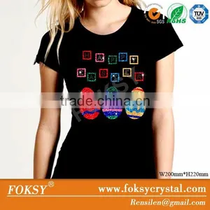 Paw Strass Motifs , Diamond Rhinestone Motif for Tshirt FOKSY thumbnail-4