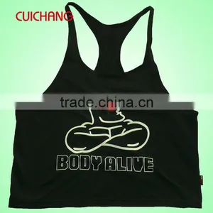 Blank Gym Mens Stringer Singlet Wholesale&mens Gym Singlet thumbnail-1