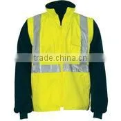 2016 Fluorescent Work Jacket With Reflective Tape thumbnail-2