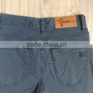 GZY Stock Lots 97% Cotton 3% Elastane Fabric Colored Breathable Pants for Men thumbnail-4