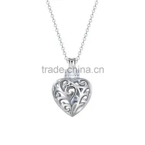 2017 Elaborate Hollow Out Design 925 Sterling Silver Jewelry Heart Shaped Pendant thumbnail-1
