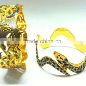 Antique Gold Finish Bridal Set,Indian Bridal Bangles Bracelet,Fashion Bangle Sets thumbnail-6