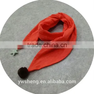 Newest Style Baby Girl Cotton Plain Baby Scarf thumbnail-6