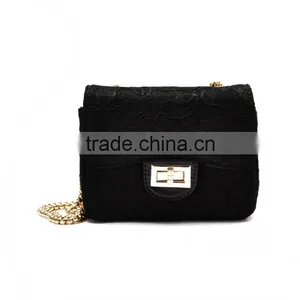 Zm50119b Lace Women Shoulder Bag Simple Lady Chain Bag thumbnail-6