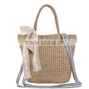 Zm35577a Wholesale Women Beach Bags Fashion Summer Straw Handbags thumbnail-4