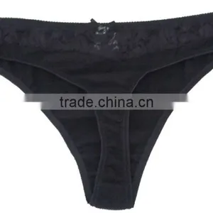 100%cotton Ladies Hot Sale Thong Panties Girls Photo g String thumbnail-1