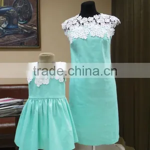 Mother Daughter Matching Dresses 2016 Wholesale Mommy and me Outfits Mommy and Me Dresses Designer thumbnail-1