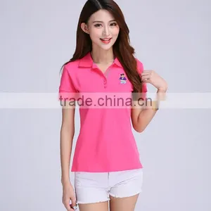 210 Grams Fabric Weight and Short Sleeve Sleeve Style Ladies Pique Polo Shirts thumbnail-1