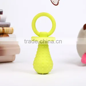 Pacifier Shaped Pet Chew Toy Dog Rubber Toy thumbnail-5