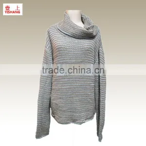 New Fashion Lady Sweater ,70%Acrylic 25%Wool 3%Nylon 2Polyester thumbnail-1