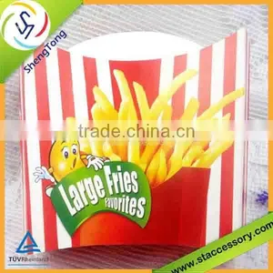 Fashion Disposable French Fries Box With Custom Design Hot Selling thumbnail-2