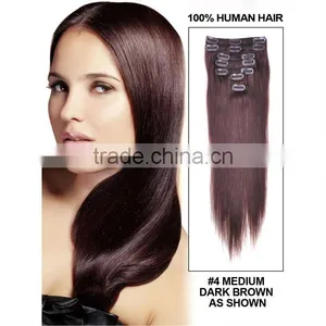 Hot Sale Products Cheap Remy Clip in Hair Extension Wholesale thumbnail-1