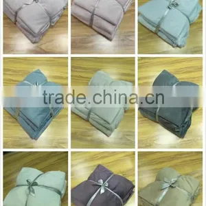 2017 New Style Kinds of Solid Colors Fitsheet Bedding Set 4Pcs thumbnail-5