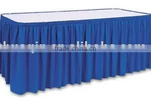 Party Deco Polyester Scuba Table Skirting Banquet Polyester Jersey Table Skirt thumbnail-1