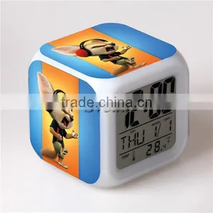 Hot Movie Zootopia LED Alarm Clock, Wide Hopps Digital Alarm Clock, Zootopia Cartoon Clock for Kids thumbnail-5
