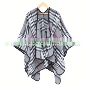 Skull Face Scarf Chiffon Pashmina Free Poncho Pattern thumbnail-3