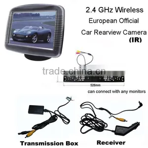 3.5 Inch Monitor 2.4GHz Wireless Reverse Camera And Parking Sensor thumbnail-1