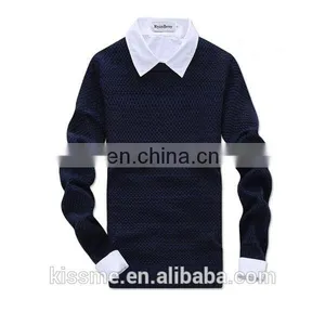 High Fashion Long Sleeve Knitwear in Men's Sweater thumbnail-4