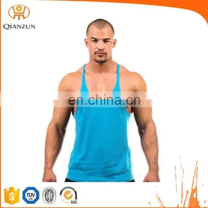 Mens Wholesale Blank Stringer Tank Top Custom thumbnail-1