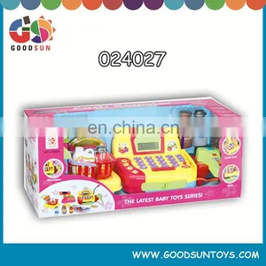 Plastic B/O Supermarket Cash Register Toys for Kid With Music and Light thumbnail-1