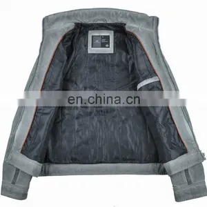 Latest New Spring Thin Cotton Moto Handsome Bomber Men Spring Coat thumbnail-2