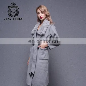 Mongolian Women Jackets And Blazers Double-Sided Cashmere Coat thumbnail-5