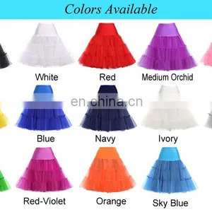 22 Colors Available Grace Karin Women A-line Short Retro Dress Vintage Crinoline Rockabilly Petticoat Underskirt CL008922-3 thumbnail-4